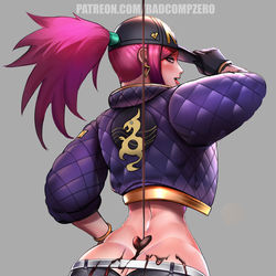 This is a pixiv picture whose title is KDA Akali Butt.