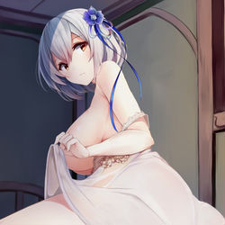 This is a pixiv picture whose title is シリアス（お尻）.