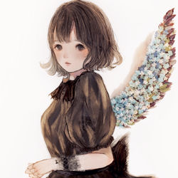 This is a pixiv picture whose title is fly.
