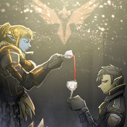 This is a pixiv picture whose title is 【PFLS】ベアステイル２章指針【灰色熊の戦い】.