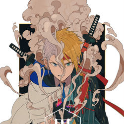 This is a pixiv picture whose title is 【新刊】2/24春コミ閃華春大祭 東「異」サンプル【W山姥切】.