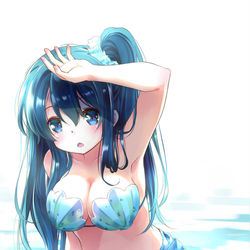 This is a pixiv picture whose title is 海.