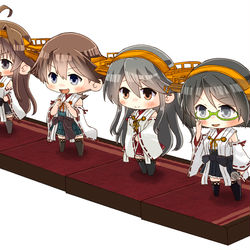 This is a pixiv picture whose title is 金剛型.
