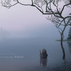 This is a pixiv picture whose title is 【PFLS】湖の乙女 ニムエ.