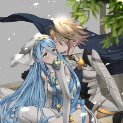This is a pixiv picture whose title is カムイ＆アクア.