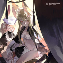 This is a pixiv picture whose title is 極夜の長は修復中.