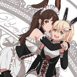 This is a pixiv picture whose title is Bunny service.