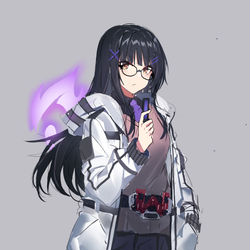 This is a pixiv picture whose title is 摸鱼.