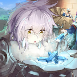 This is a pixiv picture whose title is 【PFLS】餞別、いくつかの氷結晶【灰色熊の戦い】.