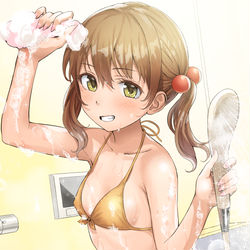 This is a pixiv picture whose title is お背中流しますよー☆.