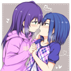 This is a pixiv picture whose title is あんゆりChu→LOVER!!.