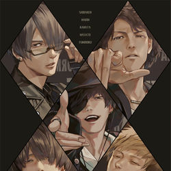 This is a pixiv picture whose title is 推し詰め.