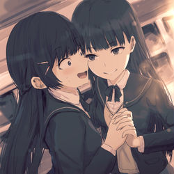 This is a pixiv picture whose title is 委員長.