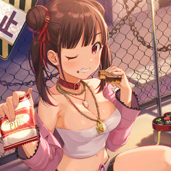This is a pixiv picture whose title is ちょこぱいせん.