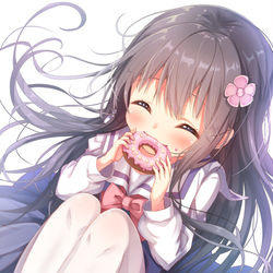 This is a pixiv picture whose title is 白咲花.