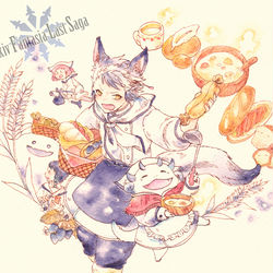 This is a pixiv picture whose title is 【タグ提案】ノーザリアの食卓【PFLS】.
