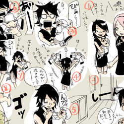 This is a pixiv picture whose title is BORUTOらくがき.