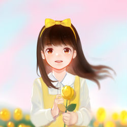 This is a pixiv picture whose title is 美心.