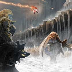 This is a pixiv picture whose title is 【PFLS】2/2ってレベルじゃねぇ【灰色熊の戦い】.