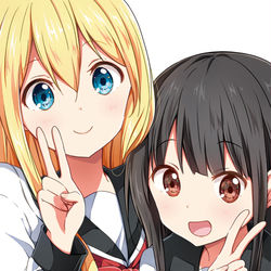 This is a pixiv picture whose title is 「ちかのこ」４巻カバーイラスト.