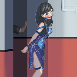 This is a pixiv picture whose title is [COM] ushering hostage.