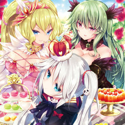 This is a pixiv picture whose title is TCG『Lycee Overture』姫達のお茶会.
