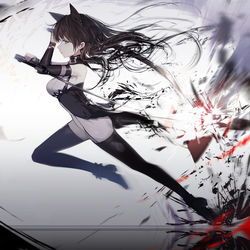 This is a pixiv picture whose title is RWBY BLAKE.