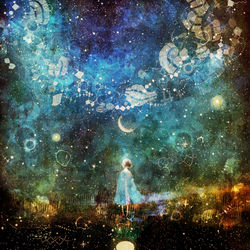 This is a pixiv picture whose title is 光中.