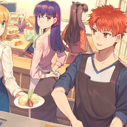 This is a pixiv picture whose title is 衛宮さんちの今日のごはん.