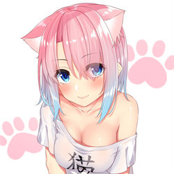 This is a pixiv picture whose title is Tシャツみるくちゃん.