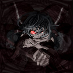 This is a pixiv picture whose title is 禍.