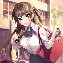 This is a pixiv picture whose title is 僕のカノジョ先生.