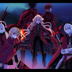 This is a pixiv picture whose title is 【PFLS】慈悲なき夜行.