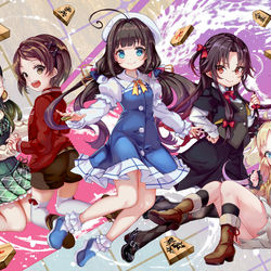 This is a pixiv picture whose title is りゅうおうのおしごと！.