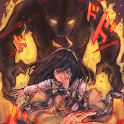 This is a pixiv picture whose title is 我不當人類啦 爸爸！.