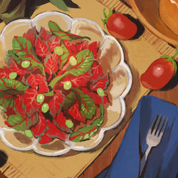 This is a pixiv picture whose title is 【PFLS】紅葉サラダ.