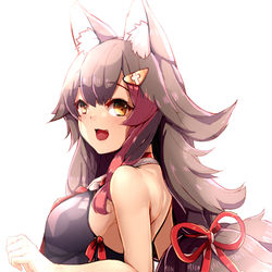 This is a pixiv picture whose title is 大神ミオ.