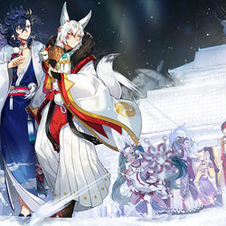 This is a pixiv picture whose title is 【仕事絵】 本格幻想RPG「陰陽師」.