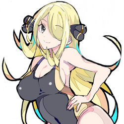 This is a pixiv picture whose title is シロナさん.