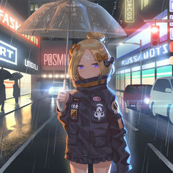 This is a pixiv picture whose title is rain.