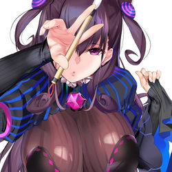 This is a pixiv picture whose title is 紫式部.