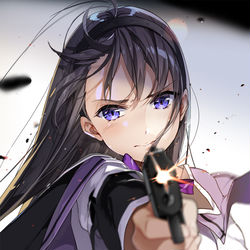 This is a pixiv picture whose title is 暁美ほむら.