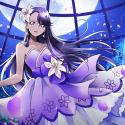 This is a pixiv picture whose title is ミスティックリリィドレス.