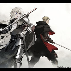 This is a pixiv picture whose title is 【PFLS】並ぶ者.