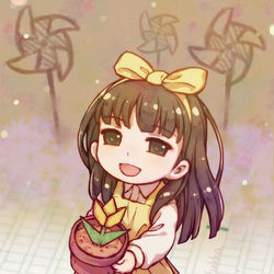 This is a pixiv picture whose title is 美しい心の杜美心.