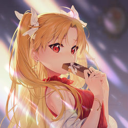 This is a pixiv picture whose title is バレンタインのエレちゃん.