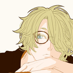 This is a pixiv picture whose title is 獅子王さんと眼鏡.