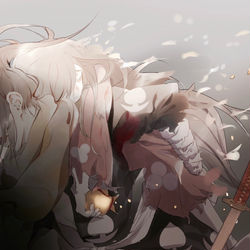 This is a pixiv picture whose title is 葬送.