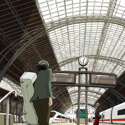 This is a pixiv picture whose title is 中川祥治「バロックリュートの時代」のちらしイラスト.