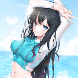 This is a pixiv picture whose title is ★.
